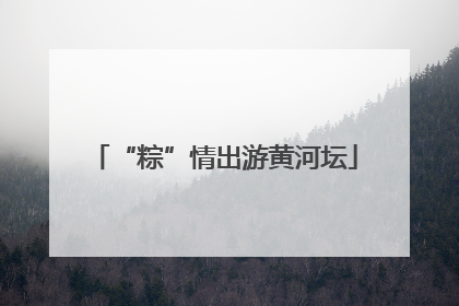 “粽”情出游黄河坛