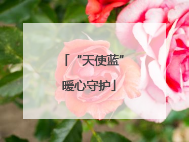 “天使蓝” 暖心守护