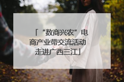 “数商兴农”电商产业带交流活动走进广西三江