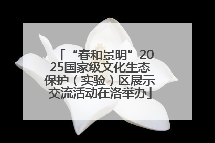 “春和景明”2025国家级文化生态保护（实验）区展示交流活动在洛举办