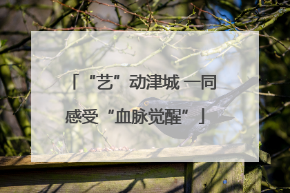 “艺”动津城 一同感受“血脉觉醒”