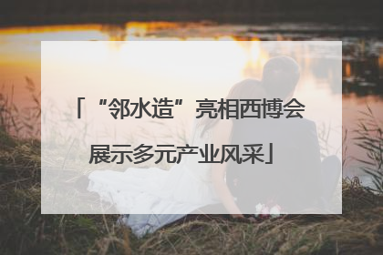 “邻水造”亮相西博会 展示多元产业风采