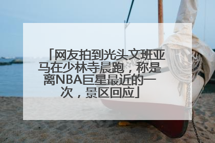 网友拍到光头文班亚马在少林寺晨跑，称是离NBA巨星最近的一次，景区回应