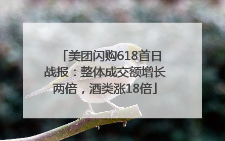 美团闪购618首日战报：整体成交额增长两倍，酒类涨18倍