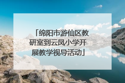 绵阳市游仙区教研室到云凤小学开展教学视导活动