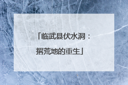 临武县伏水洞：撂荒地的重生