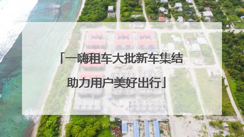 一嗨租车大批新车集结 助力用户美好出行