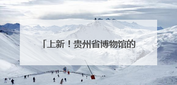 上新！贵州省博物馆的这场展览持续至8月底