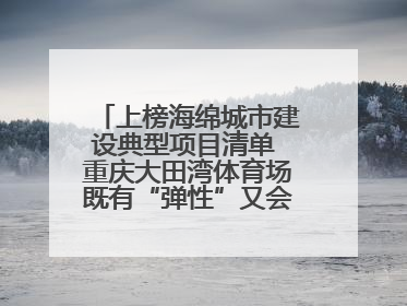 上榜海绵城市建设典型项目清单 重庆大田湾体育场既有“弹性”又会“呼吸”
