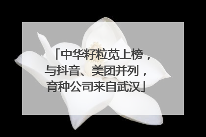 中华籽粒苋上榜，与抖音、美团并列，育种公司来自武汉