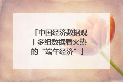 中国经济数据观丨多组数据看火热的“端午经济”