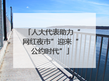 人大代表助力“网红夜市”迎来“公约时代”