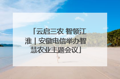云启三农 智领江淮｜安徽电信举办智慧农业主题会议