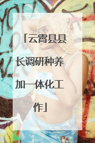 云霄县县长调研种养加一体化工作