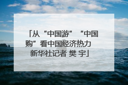 从“中国游”“中国购”看中国经济热力 新华社记者 樊 宇