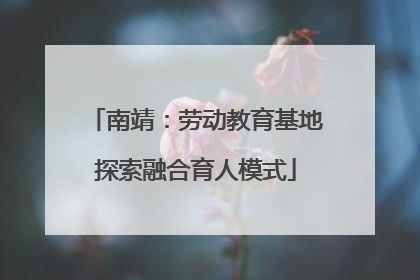 南靖：劳动教育基地探索融合育人模式