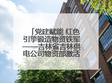 党建赋能 红色引擎锻造物资铁军——吉林省吉林供电公司物资部激活供应链新动能