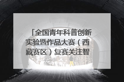 全国青年科普创新实验暨作品大赛（西藏赛区）复赛关注智慧环保等主题