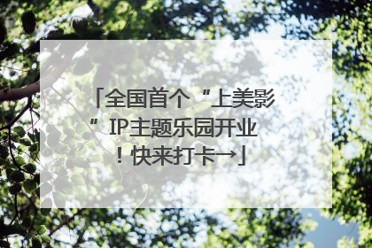 全国首个“上美影”IP主题乐园开业！快来打卡→