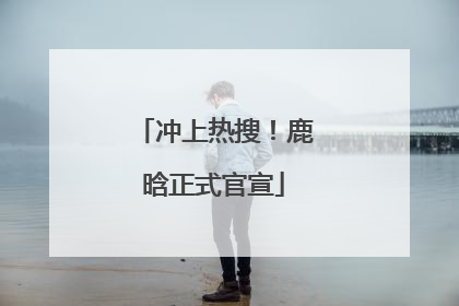 冲上热搜！鹿晗正式官宣