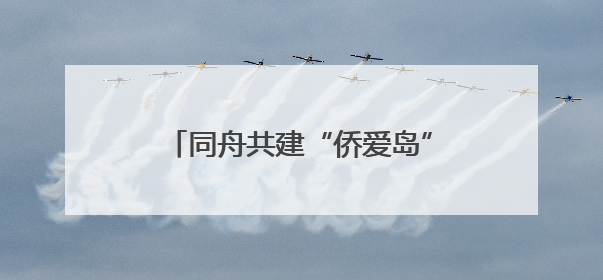 同舟共建“侨爱岛” 浙江省侨商会青委会代表团走进嵊泗