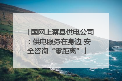 国网上蔡县供电公司：供电服务在身边 安全咨询“零距离”