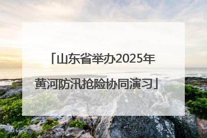 山东省举办2025年黄河防汛抢险协同演习