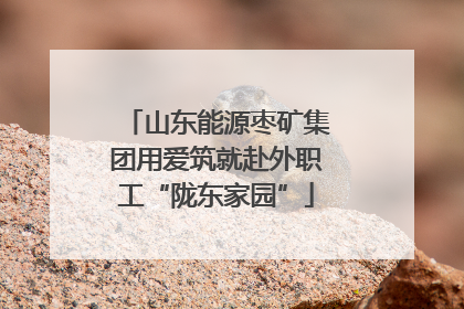 山东能源枣矿集团用爱筑就赴外职工“陇东家园”