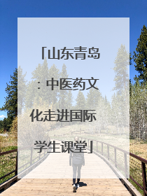 山东青岛：中医药文化走进国际学生课堂
