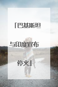 巴基斯坦与印度宣布停火