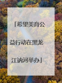 希望美育公益行动在黑龙江讷河举办