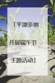 平潭多地开展端午节主题活动