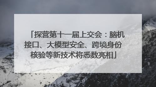 探营第十一届上交会：脑机接口、大模型安全、跨境身份核验等新技术将悉数亮相