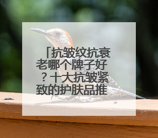 抗皱纹抗衰老哪个牌子好？十大抗皱紧致的护肤品推荐！618必囤