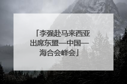 李强赴马来西亚出席东盟—中国—海合会峰会