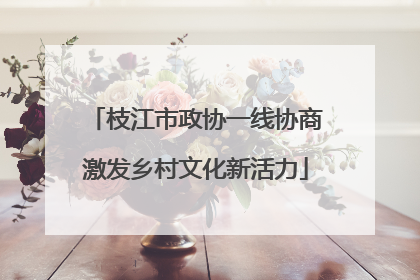 枝江市政协一线协商激发乡村文化新活力