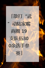 散打“武”动陆家嘴商圈 19支队伍300余选手参赛