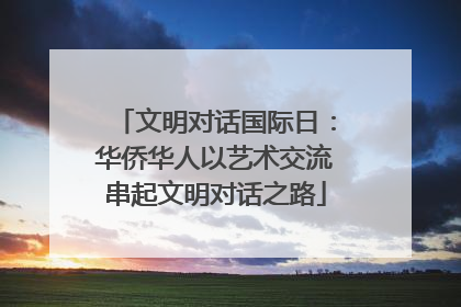 文明对话国际日：华侨华人以艺术交流串起文明对话之路