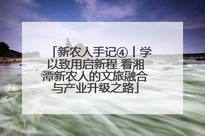 新农人手记④丨学以致用启新程 看湘潭新农人的文旅融合与产业升级之路
