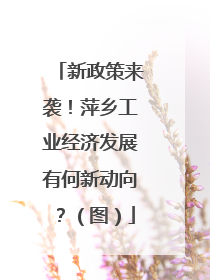 新政策来袭！萍乡工业经济发展有何新动向？（图）