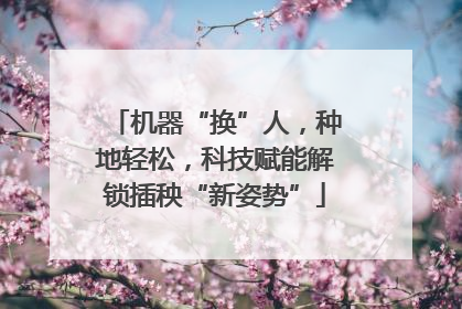 机器“换”人，种地轻松，科技赋能解锁插秧“新姿势”