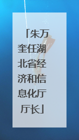 朱万奎任湖北省经济和信息化厅厅长