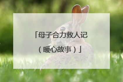母子合力救人记（暖心故事）