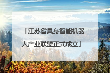 江苏省具身智能机器人产业联盟正式成立