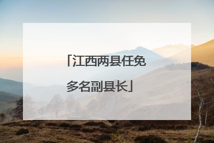 江西两县任免多名副县长