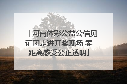 河南体彩公益公信见证团走进开奖现场 零距离感受公正透明