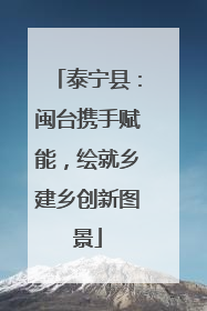 泰宁县：闽台携手赋能，绘就乡建乡创新图景