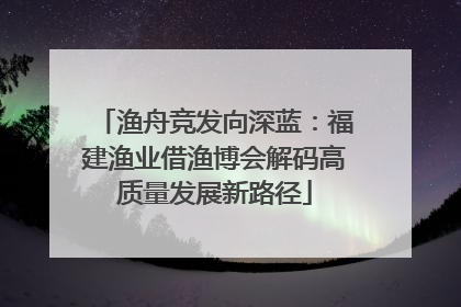 渔舟竞发向深蓝：福建渔业借渔博会解码高质量发展新路径