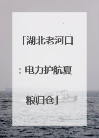 湖北老河口：电力护航夏粮归仓