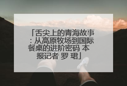 舌尖上的青海故事：从高原牧场到国际餐桌的进阶密码 本报记者 罗 珺